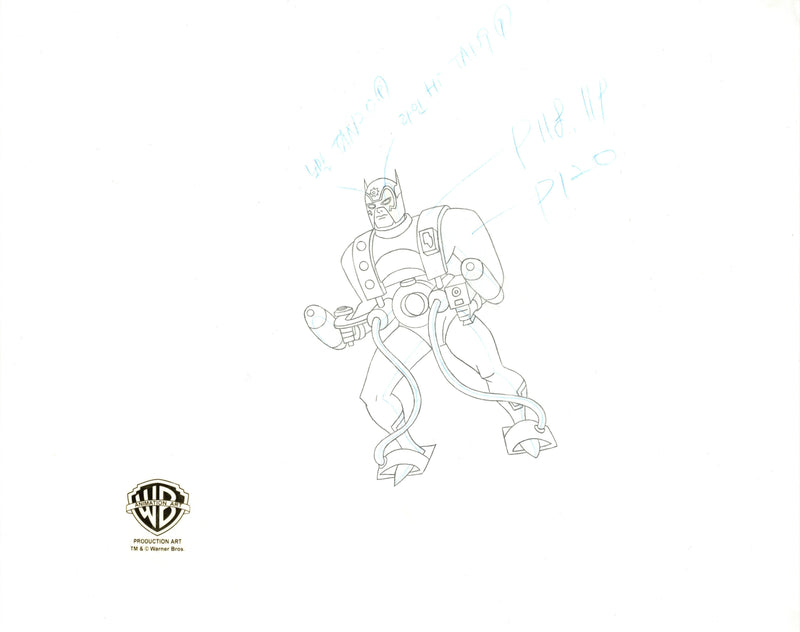 Superman The Animated Series Original Production Drawing: Orion