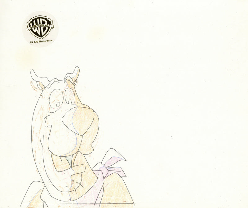 Scooby-Doo on Zombie Island Original Production Cel With Matching Drawings: Scooby, Shaggy
