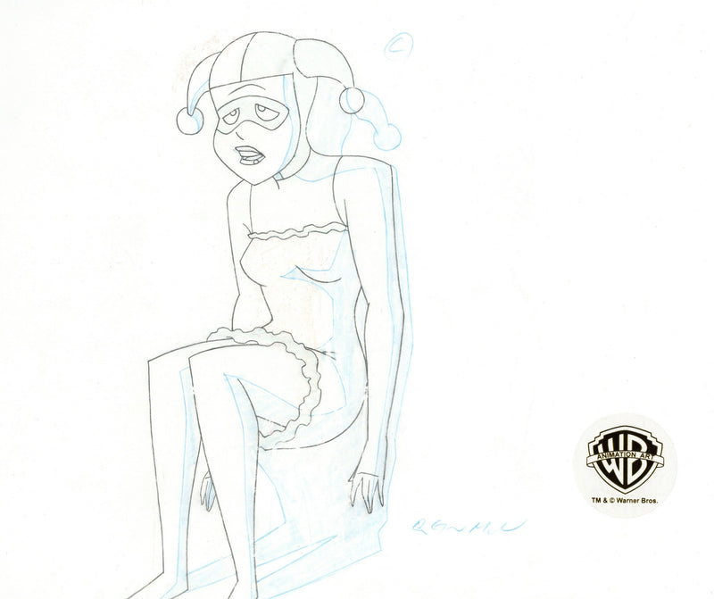 The New Batman Adventures Original Production Drawing: Harley