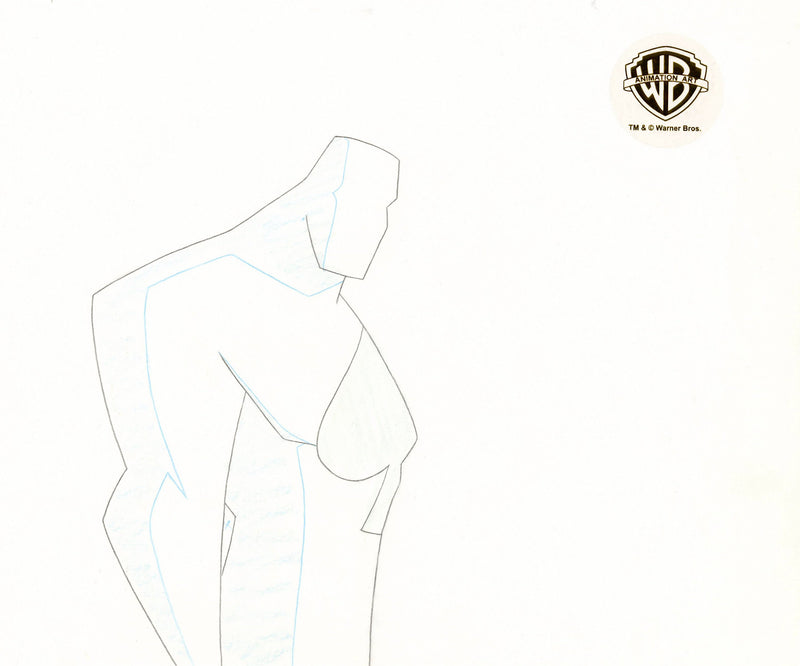 Batman Beyond Original Production Cel with Matching Drawings: Batman, Ace