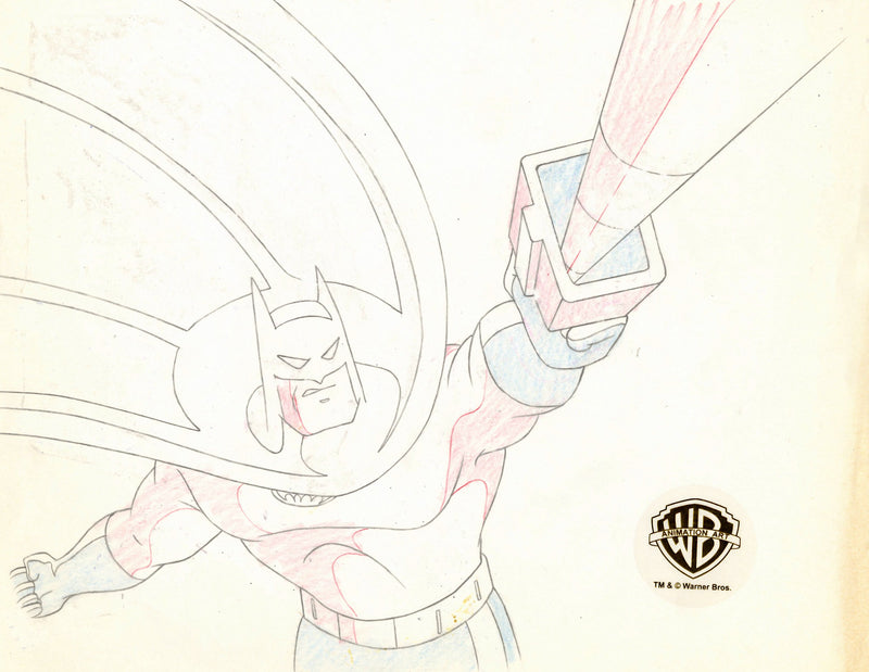 Batman The Animated Series Original Production Drawing: Batman