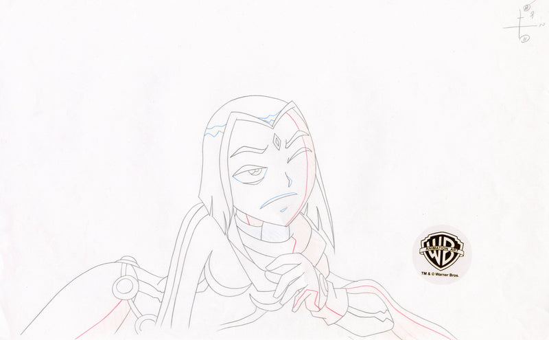 Teen Titans Original Production Drawing: Raven