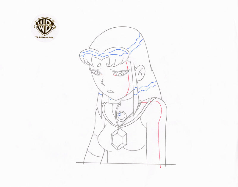 Teen Titans Original Production Drawing: Starfire