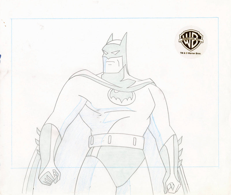 Batman The Animated Series Original Production Drawing: Batman