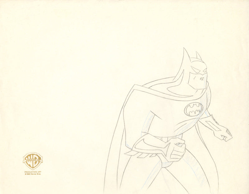 Batman The Animated Series Original Production Drawing: Batman