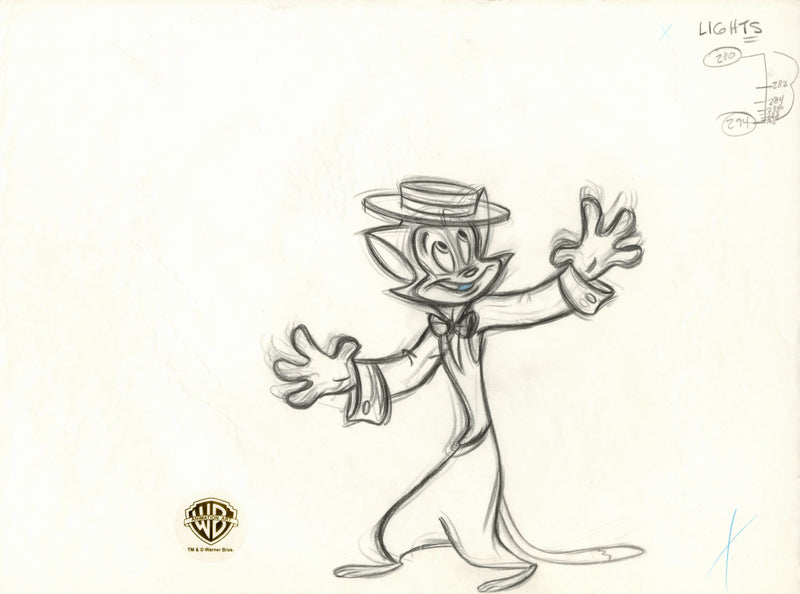 Cats Don't Dance Original Production Drawing (Oversize): Danny
