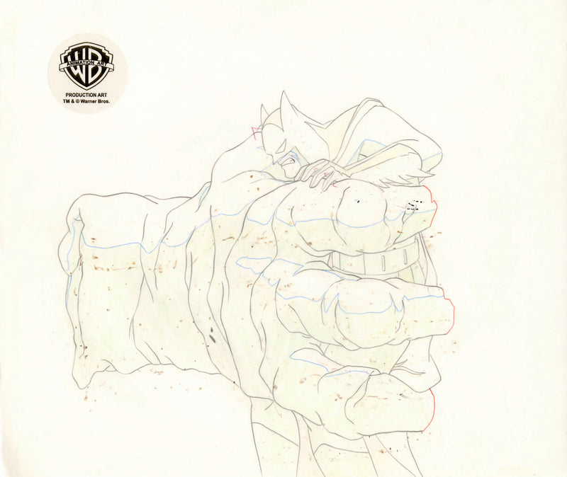 Batman The Animated Series Original Production Drawing: Batman