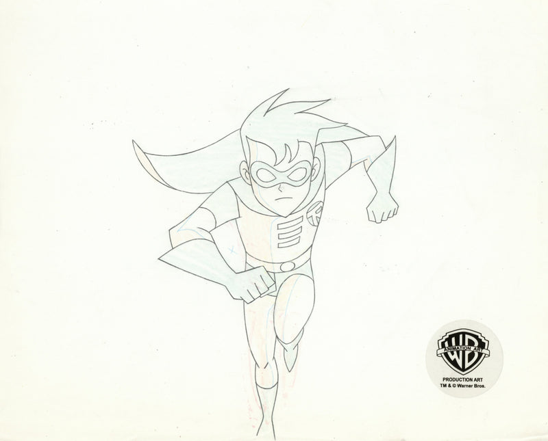 The New Batman Adventures Original Production Drawing: Robin