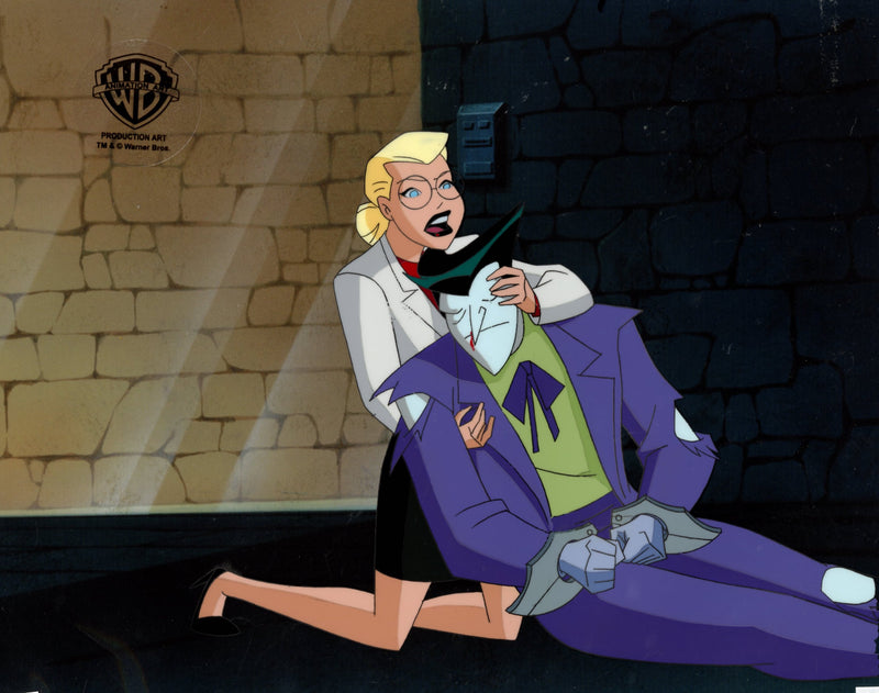 The New Batman Adventures Original Production Cel: Dr. Harleen Quinzel, Joker