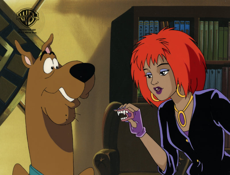 Scooby-Doo and the Witch's Ghost Original Production Cel and Matching Drawings: Scooby, Luna