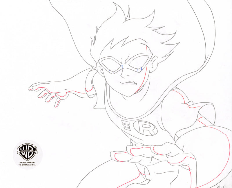 Teen Titans Original Production Drawing: Robin