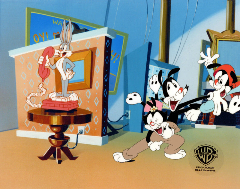 Animaniacs Original Production Cel: Yakko, Wakko, Dot