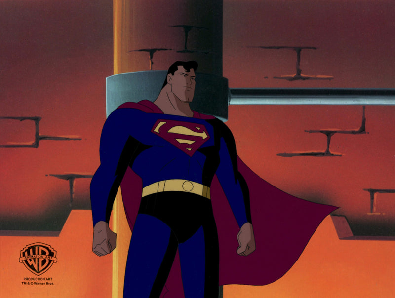 Superman The Animated Series Original Production Cel: Superman