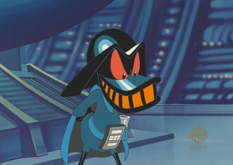 Tiny Toon Adventures Original Production Cel: Duck Vader with Framing