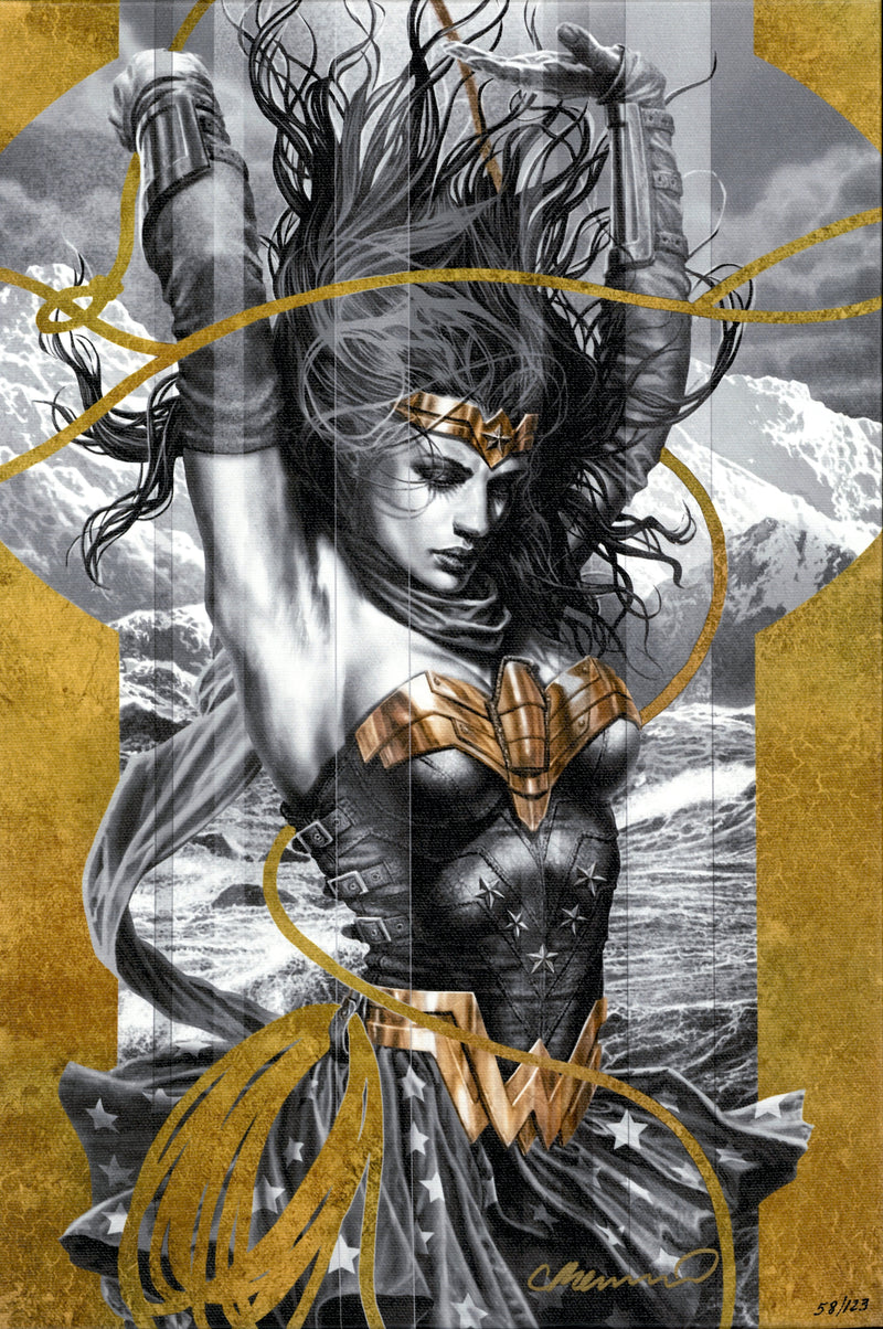Mighty Mini Collection: Wonder Woman Black and Gold (Signed)