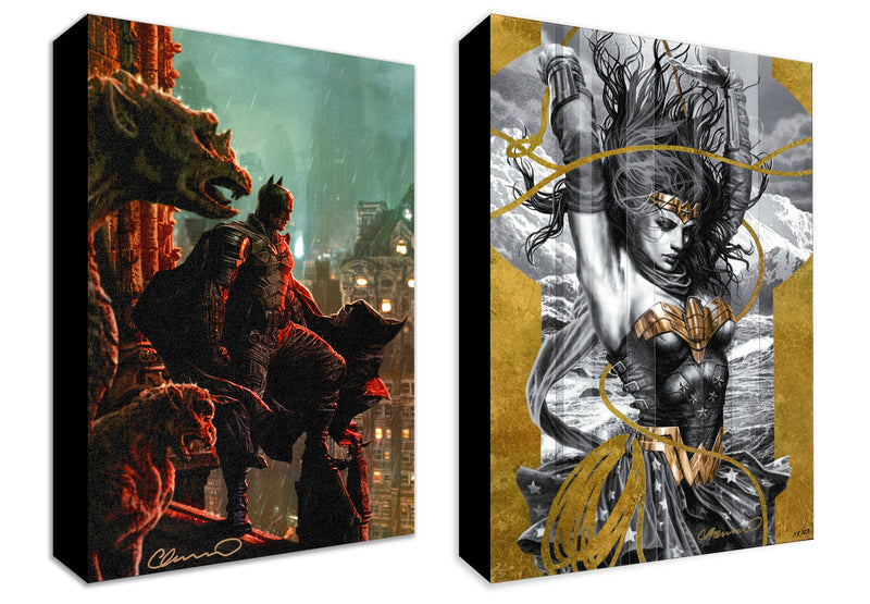 Mighty Mini Set: Wonder Woman Black and Gold / The Batman