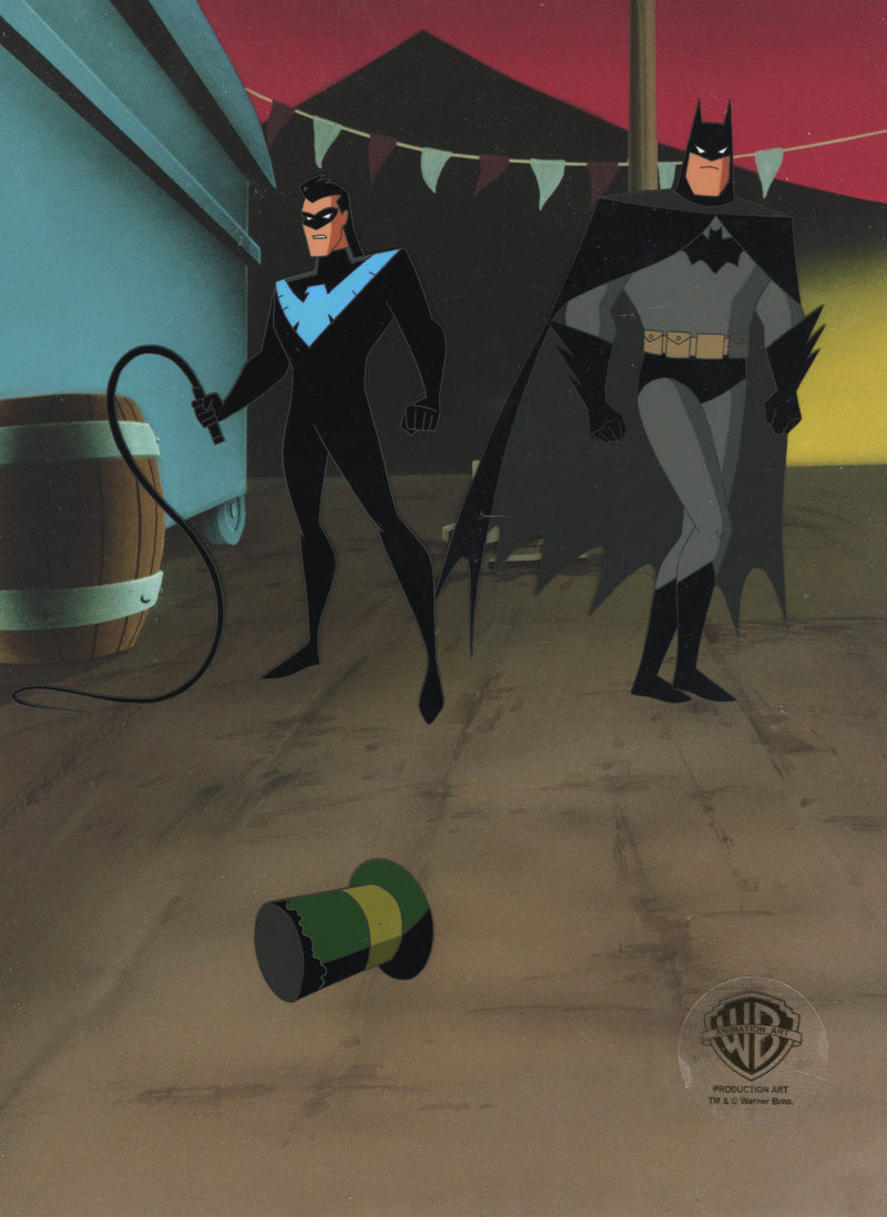 The New Batman Adventures Original Production Cel: Batman, Nightwing