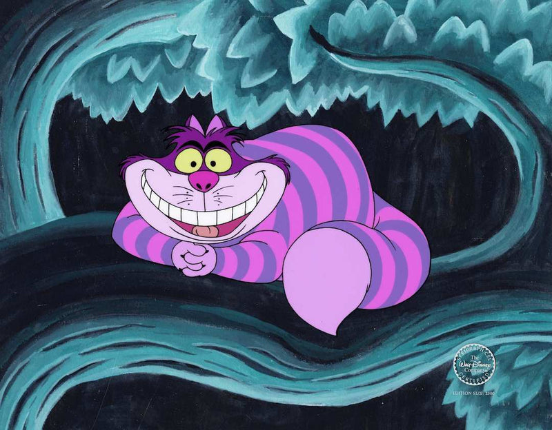 Alice in Wonderland Sericel: Cheshire Cat - Choice Fine Art