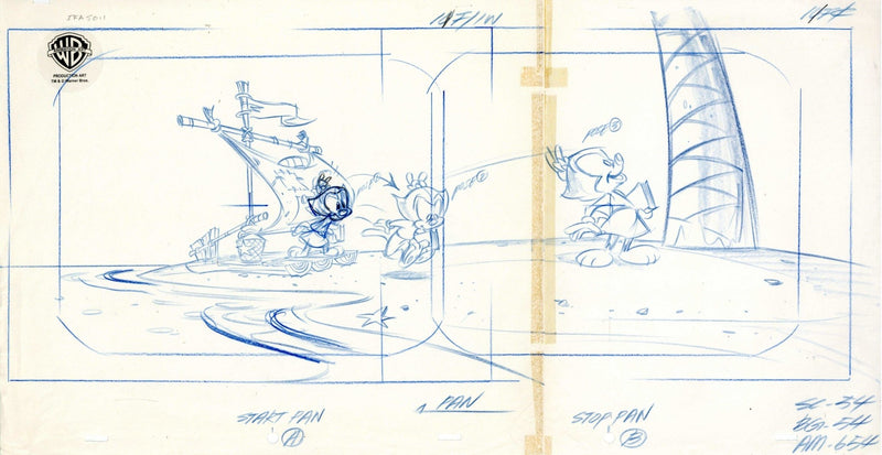 Animaniacs Original Production Drawing: Dot - Choice Fine Art