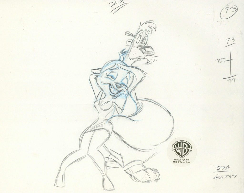 Animaniacs Original Production Drawing: Minerva - Choice Fine Art