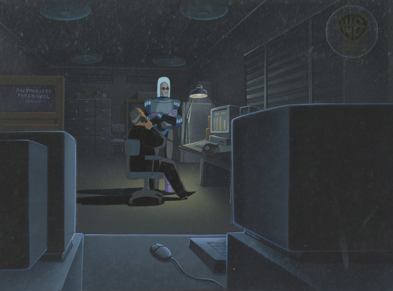 Batman and Mr. Freeze SubZero Original Production Cel on Original Background: Mr. Freeze - Choice Fine Art