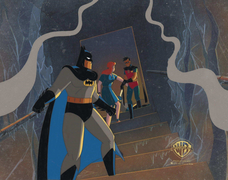 Batman And Mr.Freeze Subzero Original Production Key Setup: Batman, Robin, And Barbara - Choice Fine Art