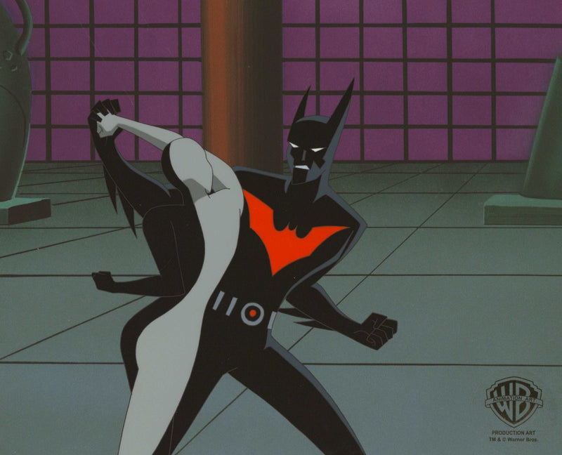 Batman Beyond Original Production Cel: Batman and Ten - Choice Fine Art