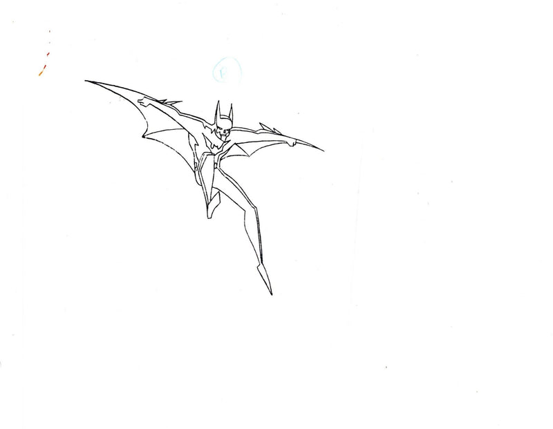 Batman Beyond Original Production Cel With Matching Drawing: Batman - Choice Fine Art