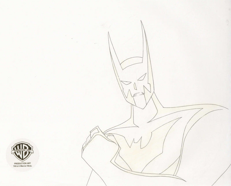 Batman Beyond Original Production Cel with Matching Drawing: Batman - Choice Fine Art