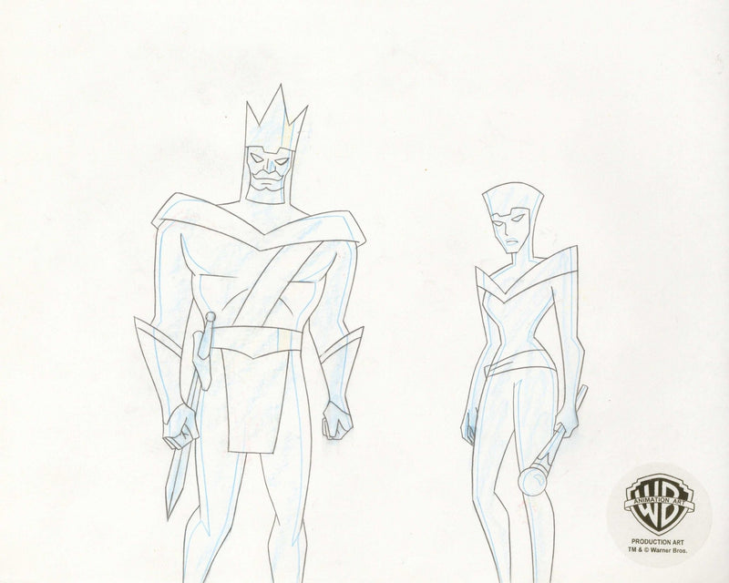 Batman Beyond Original Production Drawing: King and Queen - Choice Fine Art