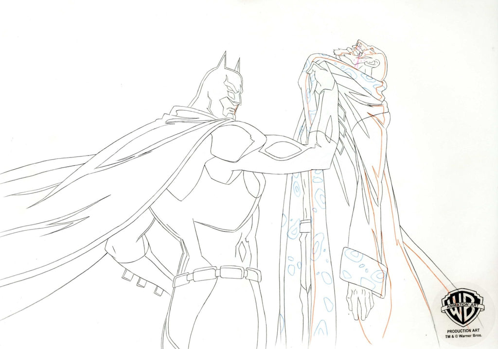Batman, Gotham Knight Original Production Drawing: Batman and the Russian - Choice Fine Art