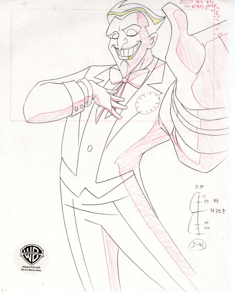 Batman Mask of Phantasm Original Production Drawing: Joker - Choice Fine Art