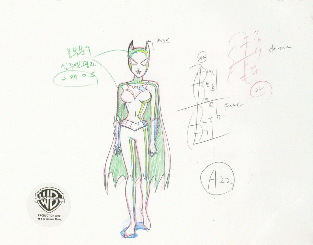 Batman, Mystery of the Batwoman Original Production Drawing: Batwoman - Choice Fine Art