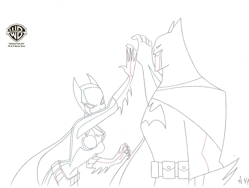 Batman, Mystery of the Batwoman Original Production Drawing: Batwoman and Batman - Choice Fine Art