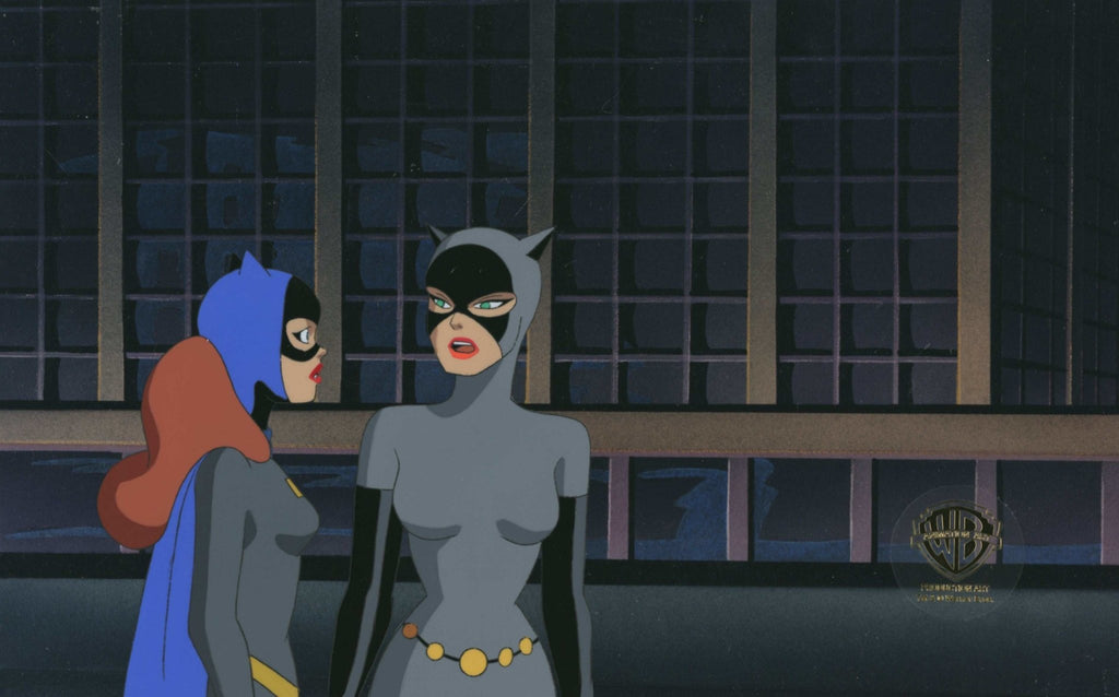 Batman The Animated Series Original Production Cel: Batgirl and Catwoman - Choice Fine Art