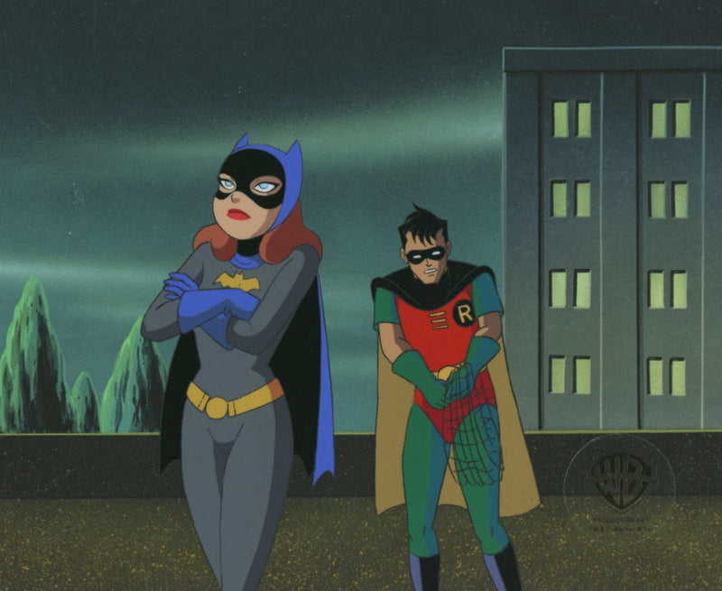 Batman The Animated Series Original Production Cel: Batgirl and Robin - Choice Fine Art