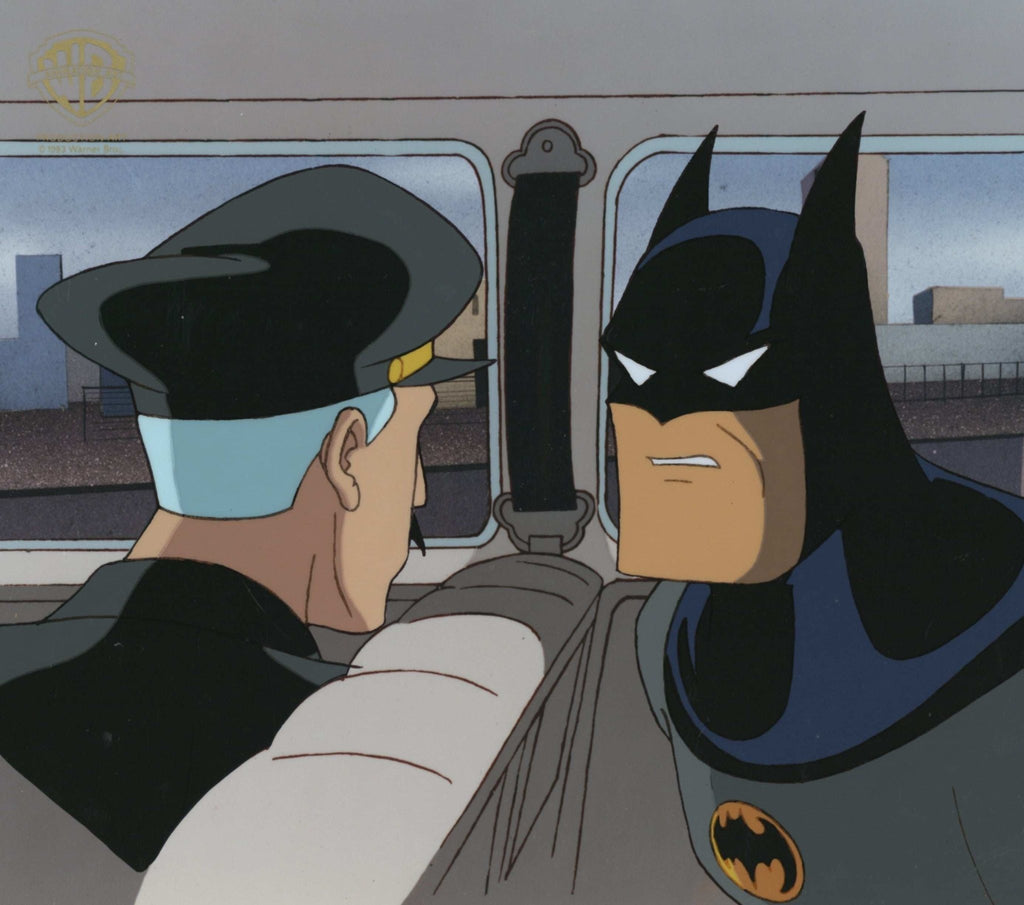 Batman The Animated Series Original Production Cel: Batman and Alfred - Choice Fine Art