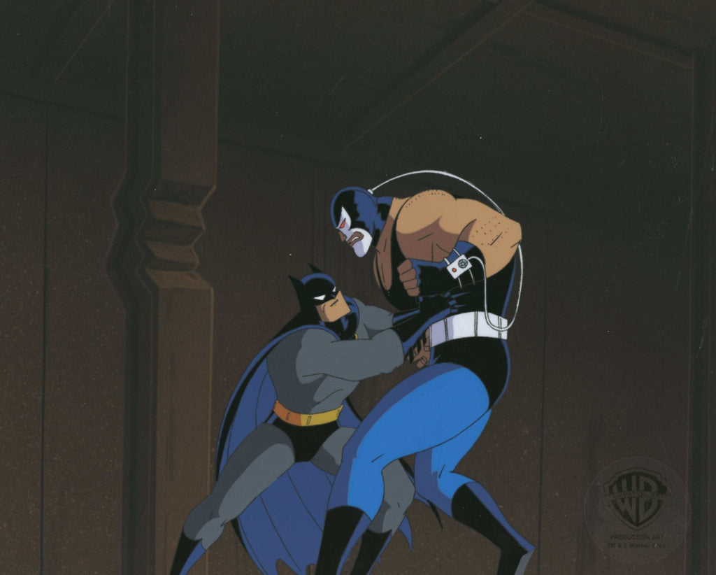 Batman The Animated Series Original Production Cel: Batman and Bane - Choice Fine Art