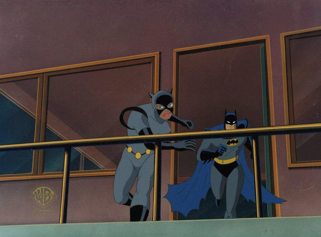 Batman The Animated Series Original Production Cel: Batman and Catwoman - Choice Fine Art