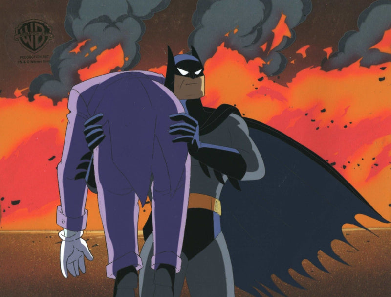 Batman The Animated Series Original Production Cel: Batman and Joker - Choice Fine Art