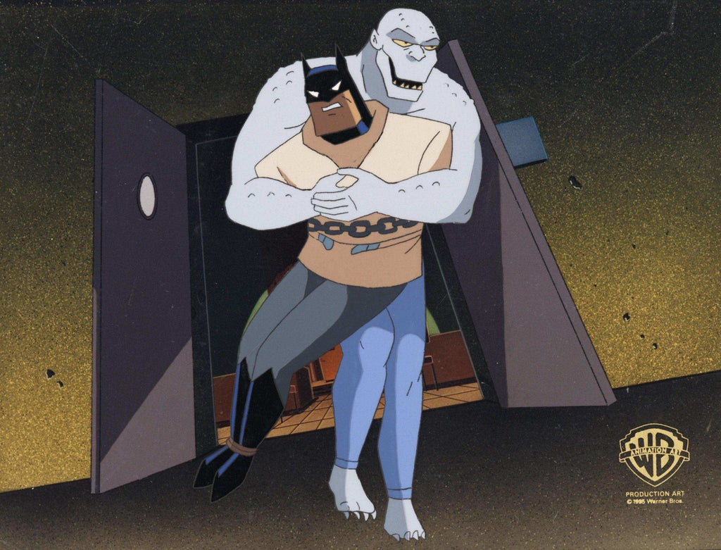 Batman The Animated Series Original Production Cel: Batman and Killer Croc - Choice Fine Art