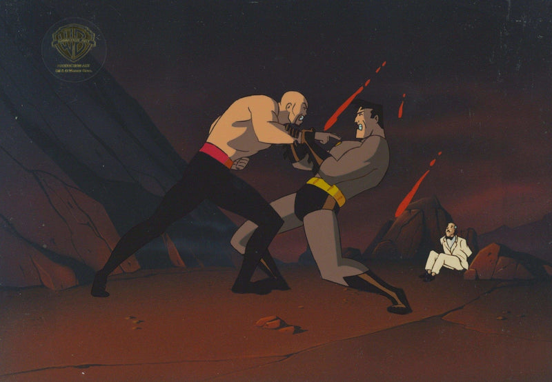 Batman The Animated Series Original Production Cel: Batman and Kyodai Ken - Choice Fine Art