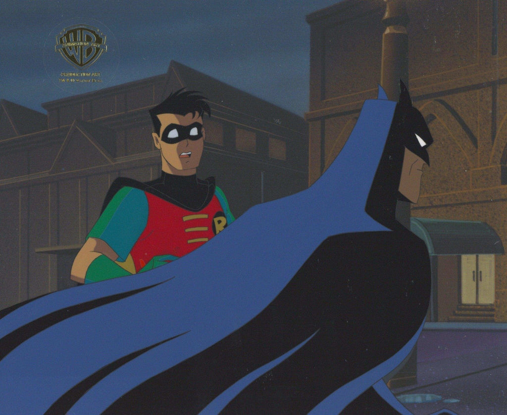 Batman The Animated Series Original Production Cel: Batman and Robin - Choice Fine Art