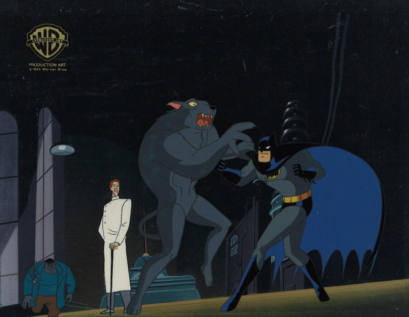 Batman The Animated Series Original Production Cel: Batman and Tygrus - Choice Fine Art