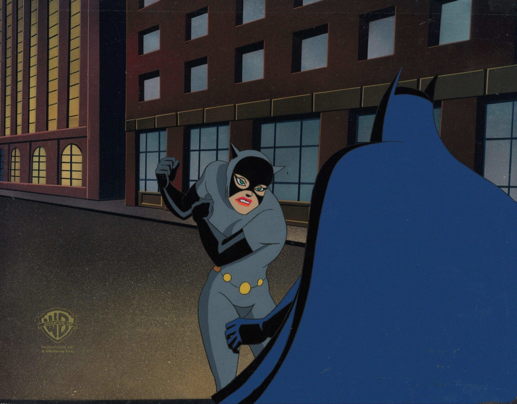 Batman The Animated Series Original Production Cel: Catwoman and Batman - Choice Fine Art