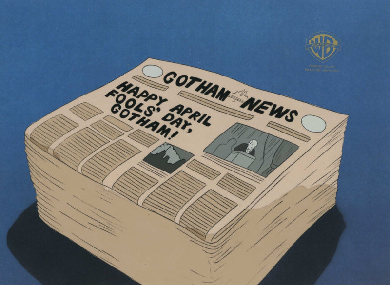 Batman the Animated Series Original Production Cel: Gotham News - Choice Fine Art