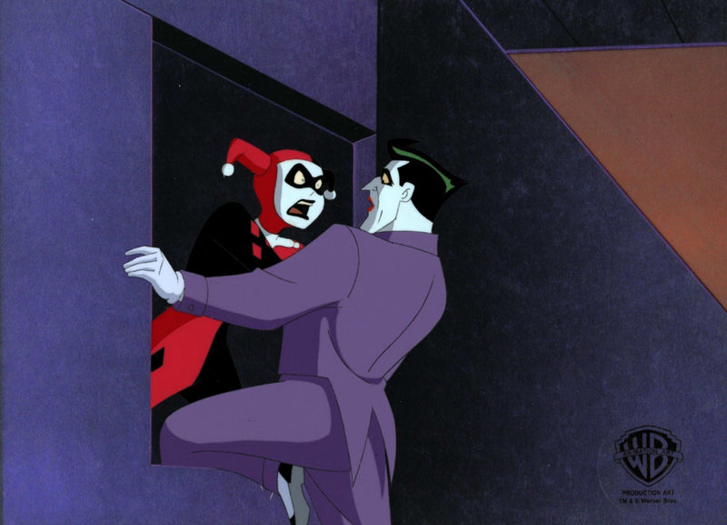Batman The Animated Series Original Production Cel: Harley Quinn and Joker - Choice Fine Art