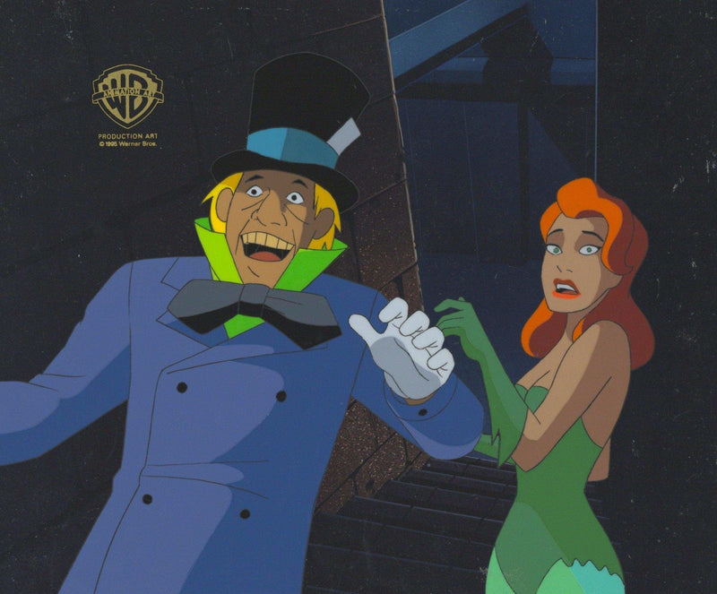 Batman The Animated Series Original Production Cel: Mad Hatter and Poison Ivy - Choice Fine Art