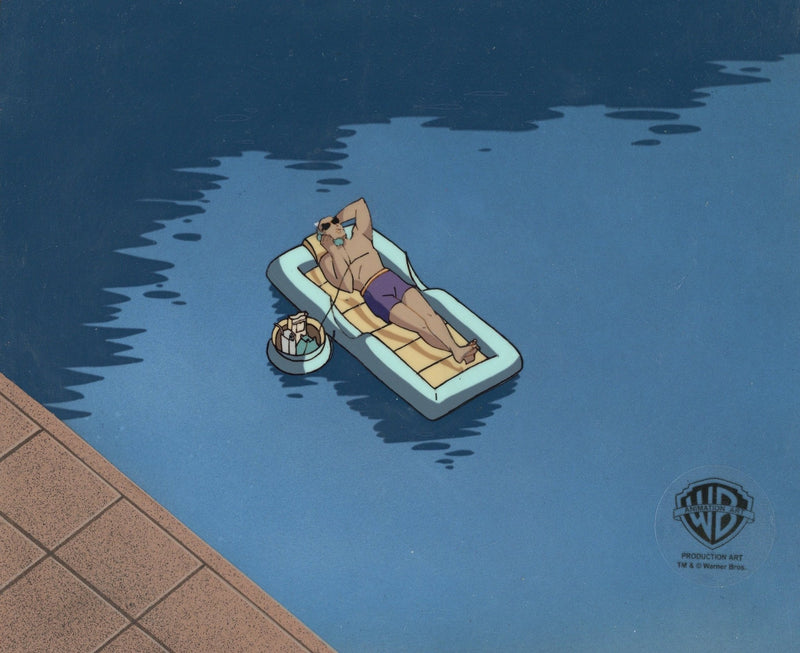 Batman The Animated Series Original Production Cel On Original Background: Alfred - Choice Fine Art