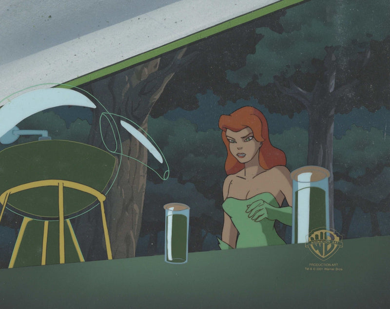 Batman The Animated Series Original Production Cel on Original Background: Poison Ivy - Choice Fine Art